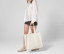CHEVRON HANDLE SHOPPER